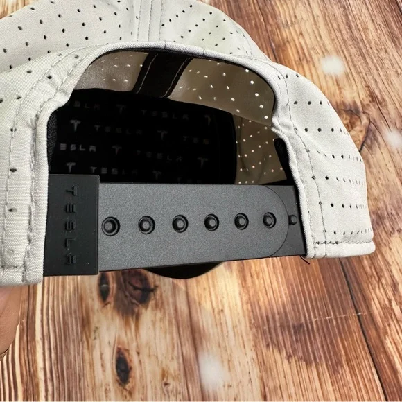 Tesla Aero Snapback Hat Light Gray - Picture 8 of 15